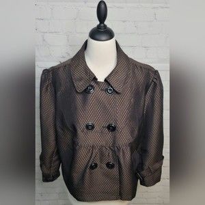 Apt. 9 Brown 3/4 Sleeve Blazer Style Jacket size XL